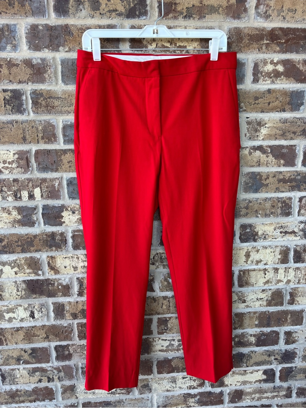 ZARA Red Tailored 2-Piece Pantsuit Set | Blazer + Trousers | Size 8/M - Picture 7 of 11
